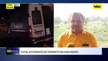 San Pedro: Fatal accidente de tránsito deja sin ambulancia al hospital regional
