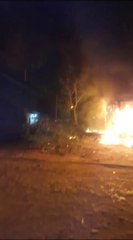Bus arde en llamas en la localidad de Ñemby