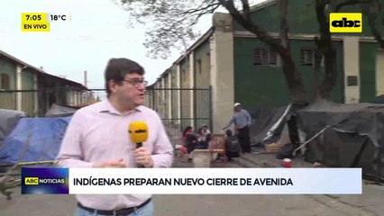 Video: Indígenas anuncian cierre de la avenida Artigas