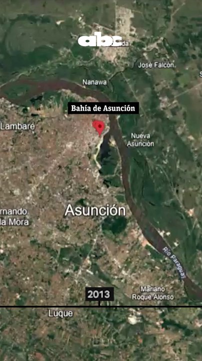 Imágenes satelitales del río Paraguay en las últimas décadas