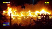 Ñemby: un ómnibus se incendió por completo