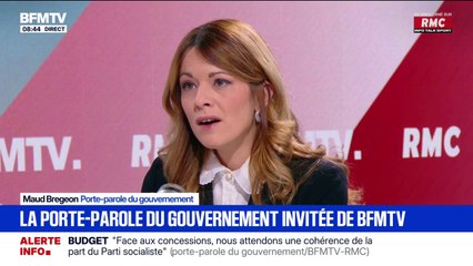 Mise en examen de Sophie Binet: "Je préfère les organisations syndicales lorsqu'elles sont avec nous autour de la table", déclare Maud Bregeon