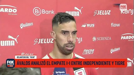 Gabriel Ávalos y el regreso al gol en Independiente