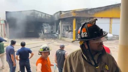 Ardua Labor De Bomberos En Incendio De Capiatá