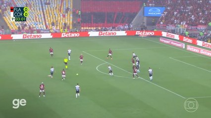 Flamengo derrotó al Corinthians de Ángel Romero en la ida de las semifinales