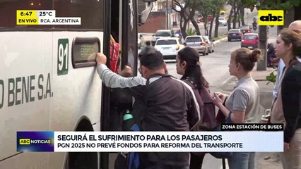 Transporte público: pasajeros siguen sufriendo constantes reguladas