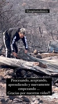 Jorgito Moliniers perdió su casa tras los incendios en Córdoba