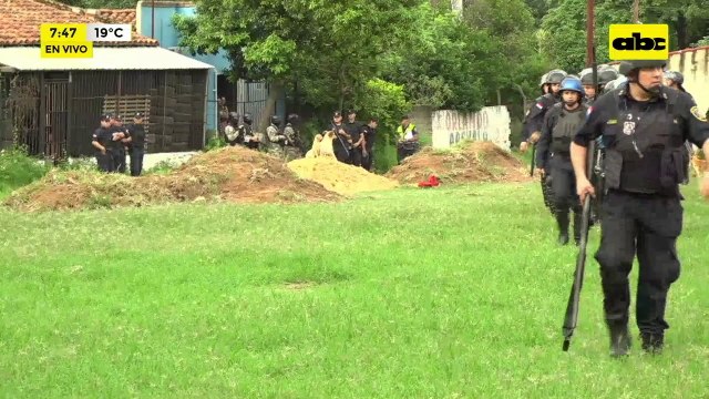 Operativo contra el microtráfico en Lambaré: detenidos y evidencias incautadas