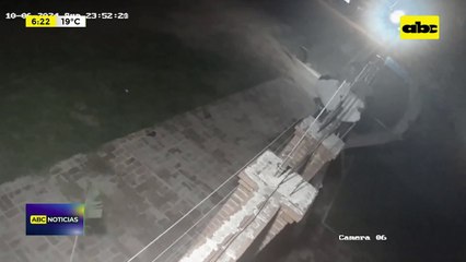 Limpio: mediante CCTV detienen a presunto ladrón