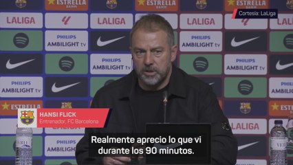 RUEDA de PRENSA de HANSI FLICK tras el FC BARCELONA 3 - ATLÉTICO de MADRID 1