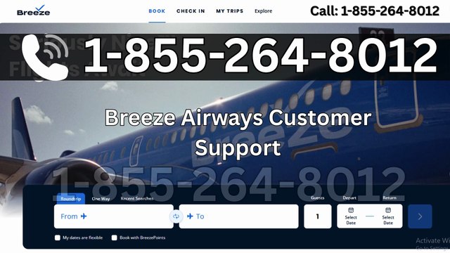 Complete Guide to Breeze Airways Customer Support (Live Person 24/7) || service number || BREEZE