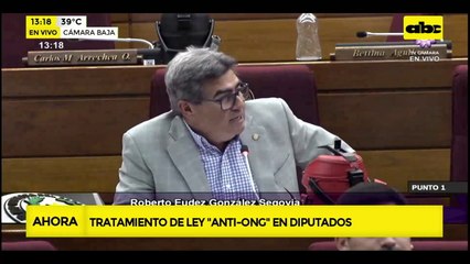 “Basta de provocar a la ciudadanía”: diputado fustiga a impulsores de ley anti-ONG