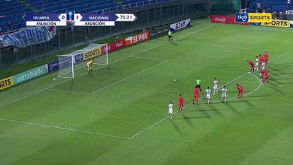 El penal que ejecutó Derlis González y atajó Santiago Rojas