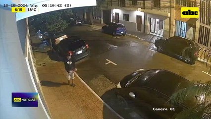 Video:  Un hombre fue detenido tras robar y amenazar con puñal