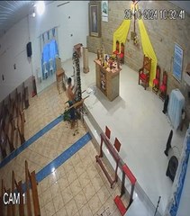 Un Joven Intentó Robar Una Imagen De La Virgen De Fátima