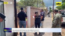 Cordillera: un detenido en allanamiento, tras presunto caso de abigeato