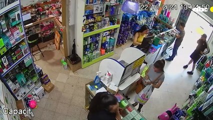 Así robaron tres teléfonos celulares en Itauguá en 15 segundos