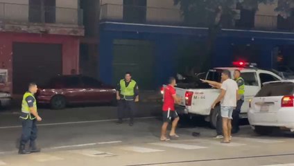 Militares ebrios fueron detenidos tras pelearse con agentes policiales