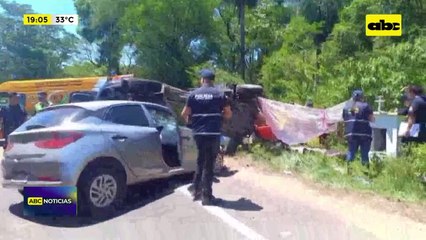 Video: cuatro fallecidos en triple choque en la ruta Luque-San Bernardino
