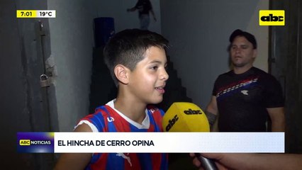 El hincha de Cerro Porteño opina tras el empate ante Nacional