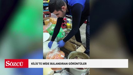Kilis'te mide bulandıran görüntüler