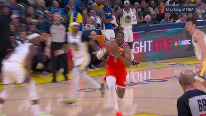 Jalen Williams causes havoc on both ends of the floor