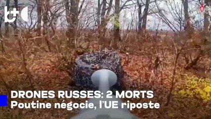 Pourparlers de paix continuent, tensions en hausse / Russie frappe une ville ukrainienne, deux morts