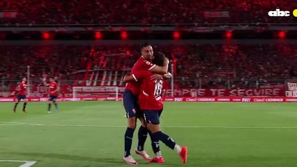 El gol de Gabriel Ávalos en la goleada de Independiente de Avellaneda