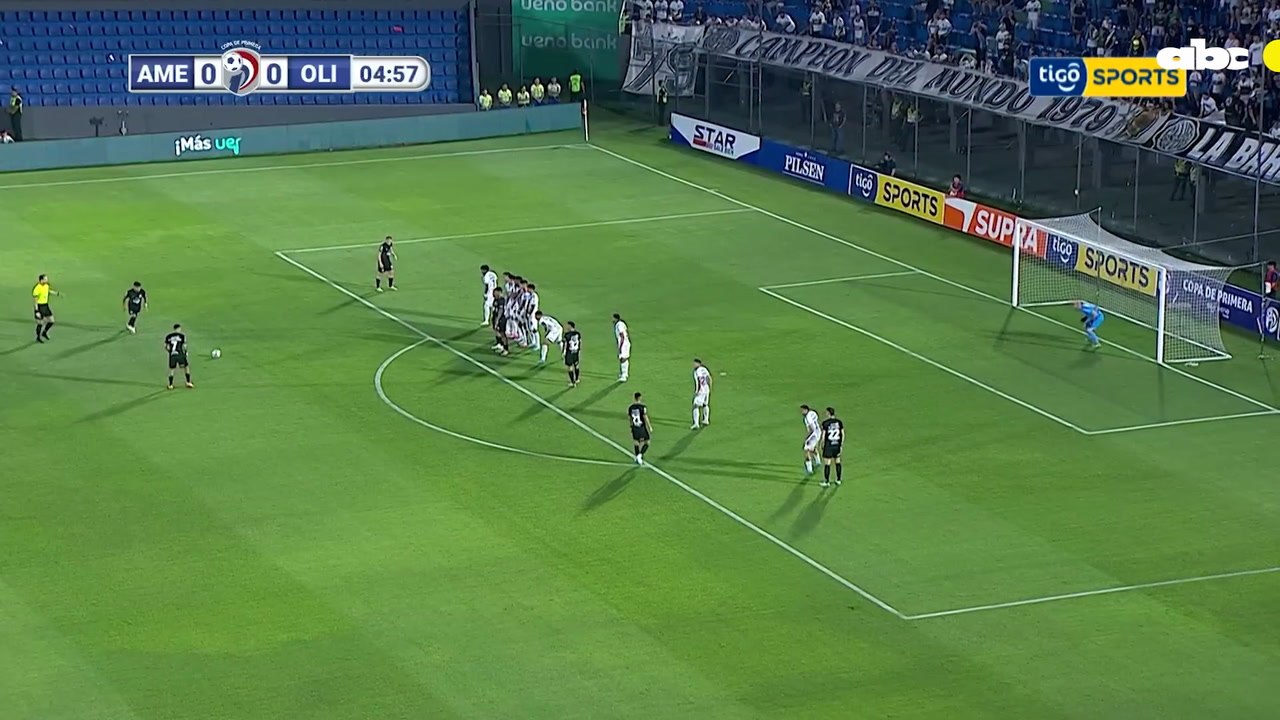 ¿Hubo mano de Richar Torales en el tiro libre?