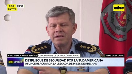 Copa Sudamericana: ultiman detalles del operativo y aguadar ingreso de miles de hinchas al país