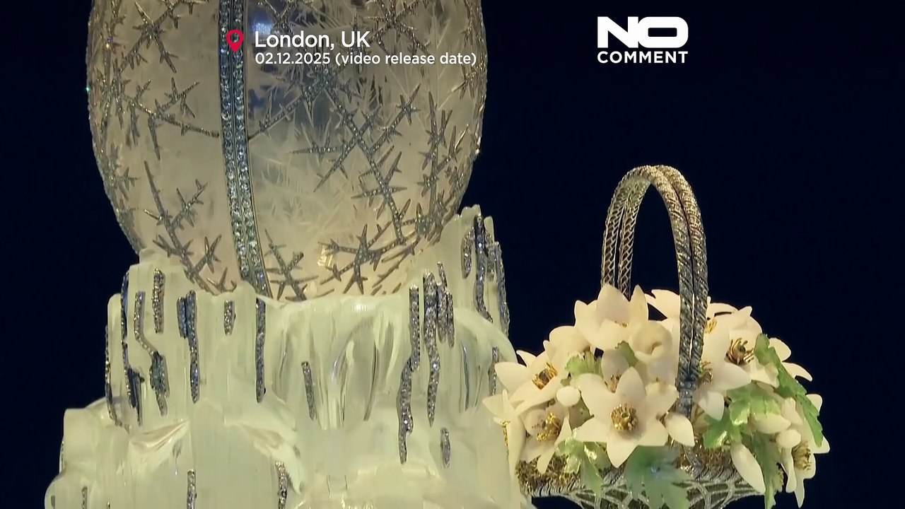 Ovo da Fabergé bate recorde com venda de 22,9 milhões de libras em leilão em Londres