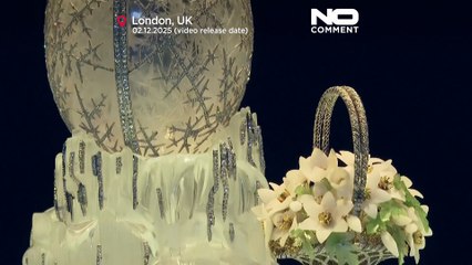 Ovo da Fabergé bate recorde com venda de 22,9 milhões de libras em leilão em Londres