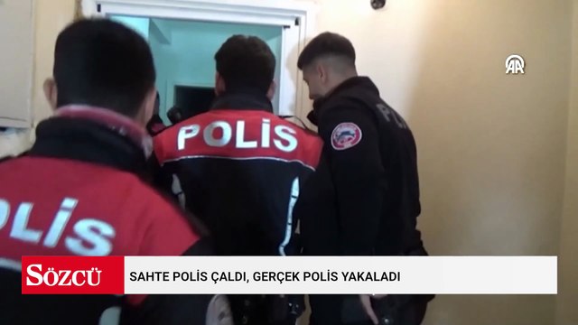 Sahte polis çaldı, gerçek polis yakaladı