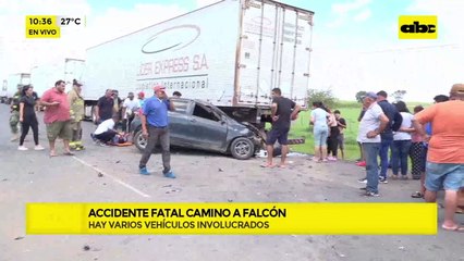 Fatal accidente en zona de Falcón: involucró a vehículo que traía a hinchas argentinos