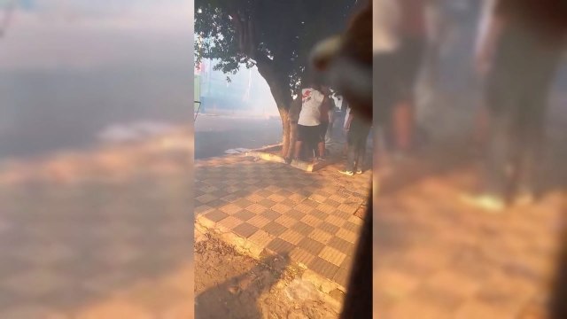 Violencia durante el clásico Cerro Porteño-Olimpia en inmediaciones del estadio Defensores Del Chaco