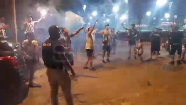 Video: hinchas de Racing llevaron su aliento al equipo antes de la final de la Sudamericana