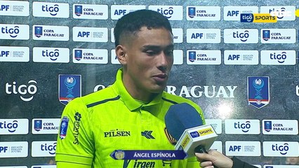 Ángel Espínola, la figura del triunfo por penales de Sportivo Luqueño