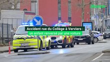 Accident rue du Collège à Verviers : un enfant renversé