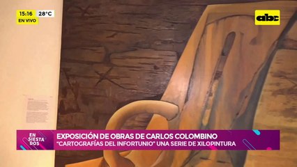 Exposición de obras de Carlos Colombino: “Cartografías del Infortunio”, una serie de xilopinturas