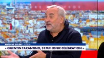 L'équipe du concert-événement Tarantino, symphonic celebration sur le plateau de l'Heure des pros