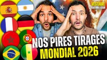 😱 NOS PIRES TIRAGES POUR LE COUPE DU MONDE 2026 !