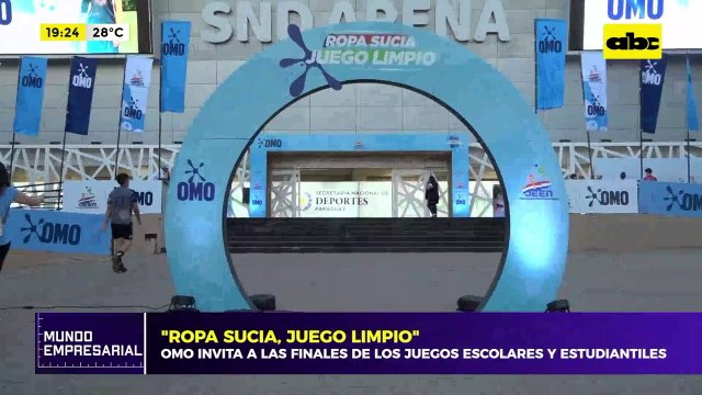 “Ropa sucia, juego limpio”: Omo invita a las finales de los Juegos Escolares y Estudiantiles