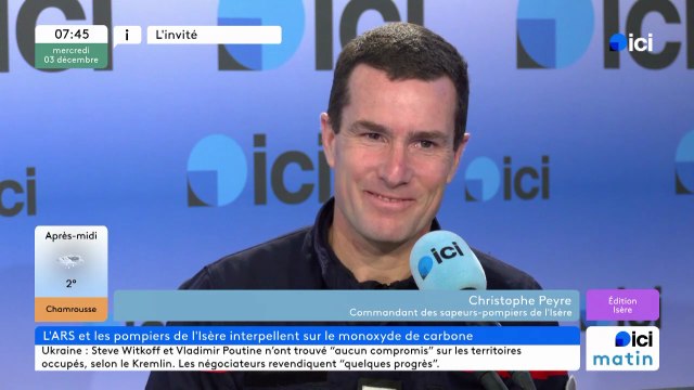 Prévention du monoxyde de carbone avec un commandant de sapeurs-pompiers