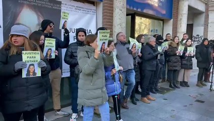 Concentración en los juzgados de Valladolid por el caso Esther López