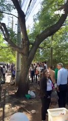 Explosión y evacuación en edificio de Registros Públicos