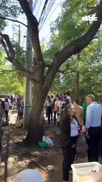 Explosión y evacuación en edificio de Registros Públicos