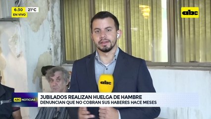 Video: Jubilados inician protesta por la falta de cobro de sus haberes