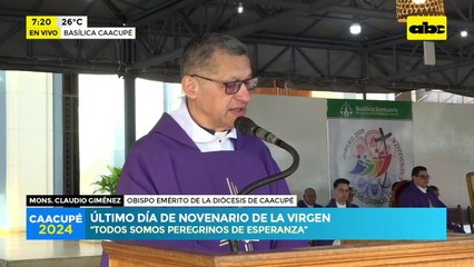 Novenario Caacupé: en el último día Sacerdote pide no discriminar a migrantes