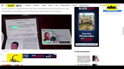 Un senador argentino fue demorado en Paraguay: tenía USD 200 mil sin declarar