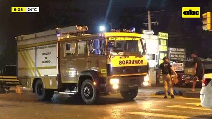 Video: Motociclista murió tras fuerte choque sobre la ruta Transchaco